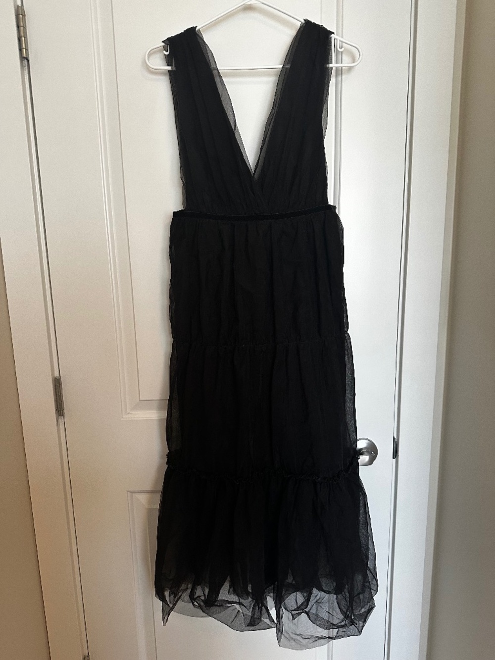 Forever 21 black Grecian style dress M